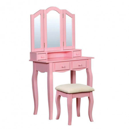 CM-DK6846PK : Bộ Bàn Trang Điểm Kèm Ghế Và Gương